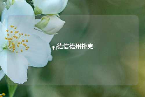 qq德信德州扑克